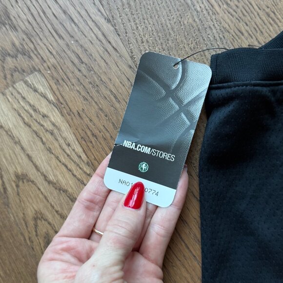 Toronto Raptors DeRozan Nike Jersey Mens Size 44 Black Gold NBA Basketball NWT - Picture 6 of 11